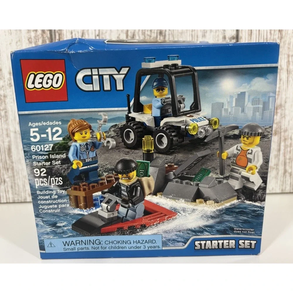 LEGO City Prison Island Starter Set 60127 Police Buggy Minifigures Box Sealed